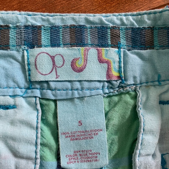 OP Blue/Purple Plaid Shorts-Size 5 - Picture 2 of 6